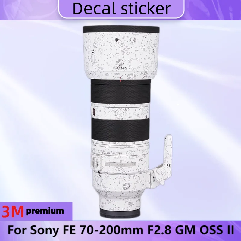 Per Sony Fe 70-200Mm F2.8 Gm Oss Ii Decal Skin Camera Lens Sticker Vinile Wrap Film Coat Sel70200Gm2 70-200 2.8 70-200Ii Ii