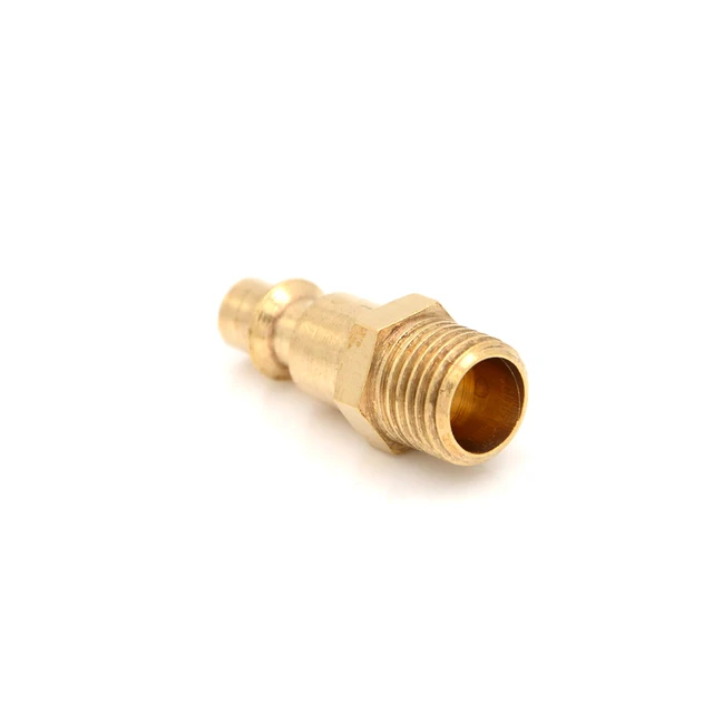1Pc Kompressziós Szilárdsági Korrózió -Ellenállás Gyors Csatoló Légvonal Tömlő Hím Csatlakozó Légitársaság Szerelvények 1/4 "Npt Szerszám - Image 5