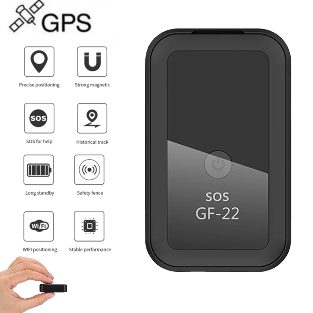 GF22 GPS Tracker Locator Voice Control Anti-loss Automatic Alarm Magnetic Motorcycle Car GPS Mini Locator Real Time Car Tracker 40%hottk205 mini low consumption car motorcycle gps positioning tracker vehicles parts