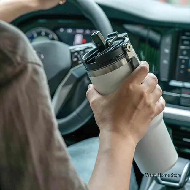 Tyeso Coffee Cup Thermos Bottle Stainless Steel Double-layer Insulation Cold And Hot Travel Mug Vacuum Flask Car Water Bottle 2