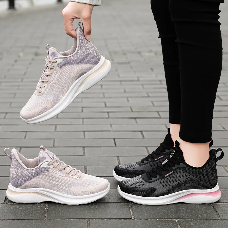 2022 Women Running Shoes Breathable Casual Shoes Outdoor Light Weight Sports Shoes Casual Walking Sneakers Tenis Men Shoes