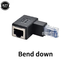 Angled RJ45 Ethernet Extension Adapter (B)