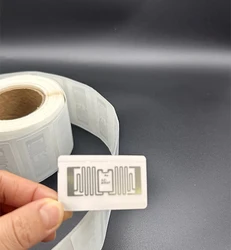 Long - Range UHF RFID Adhesive Stickers - Pack of 10 (50pcs UHF M830)