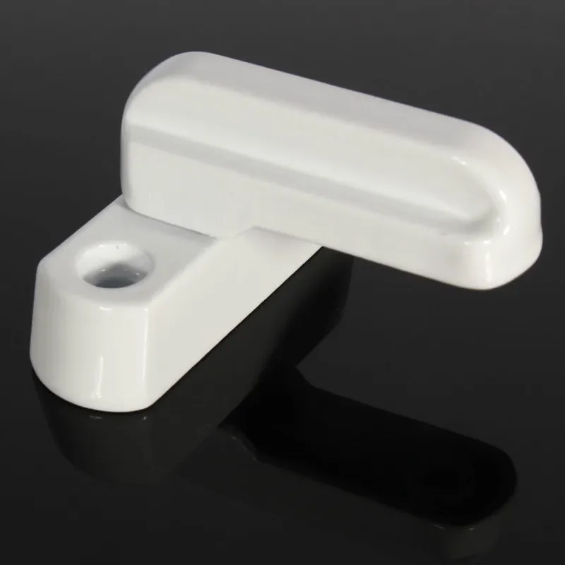 T Shape door Swing lock UPVC Replacement Security window Sash Jammer Safety hasps Lever Handle Sweep Latch Child Protector 1Pcs door lock,window lock