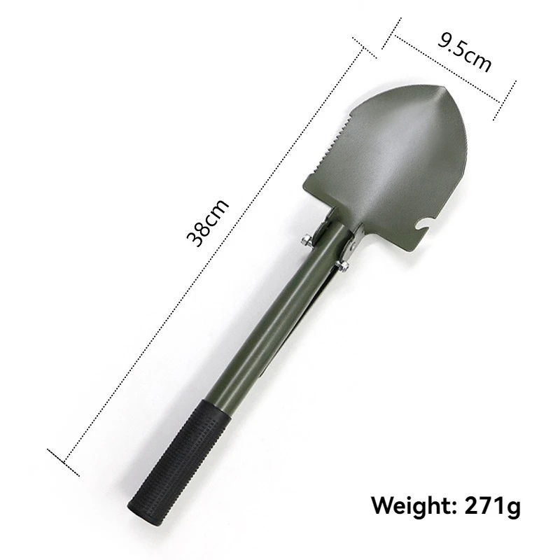 1PC Engineer Shovel Military Shovel Outdoor Multifunctional Folding Military Shovel Vehicle Camping Fishing Shovel Pickaxe