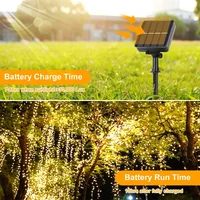 4pcs 22/32M Solar Led Fairy Light Outdoor Festoon Led Waterproof Garland String Lights Christmas Party Garden Solar Lamp Decor 2