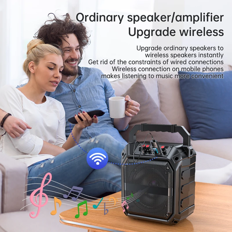 Bluetooth audio receiver transmitter for car TV speakers PC