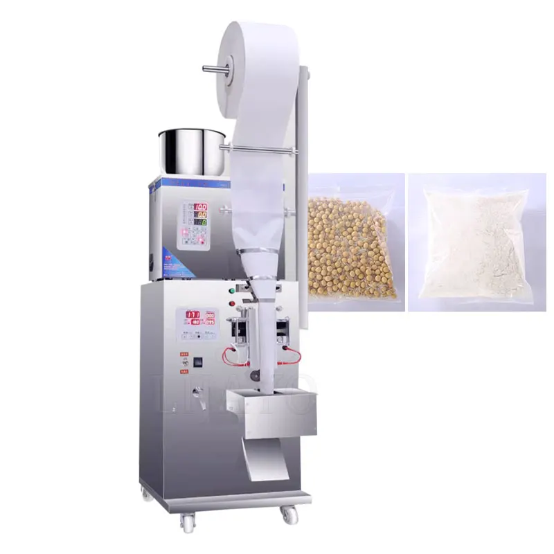 

Small Automatic Powder Weighing Filling And Sealing Packing Sealer Machine For Sugar Candy Spices Masala Tea In Pouch Bag Price