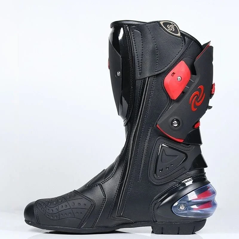 Motorcycle Rain Boots Motorcycle Shoes Motorcycle Boots Motorcycle Long Boots Motocross Off-Road Rally Professional Racing Boots Motorbike Rider Biker Shoes Protection Equipment B1001