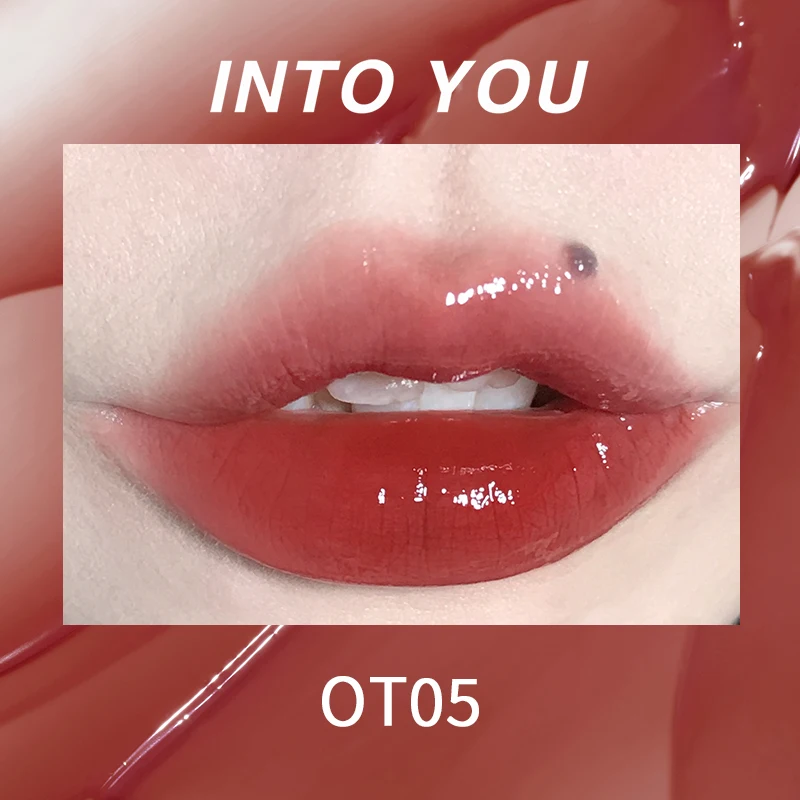INTO YOU Lip Gloss Women's Lipstick Long lasting Red Lip Glaze Cosmetics