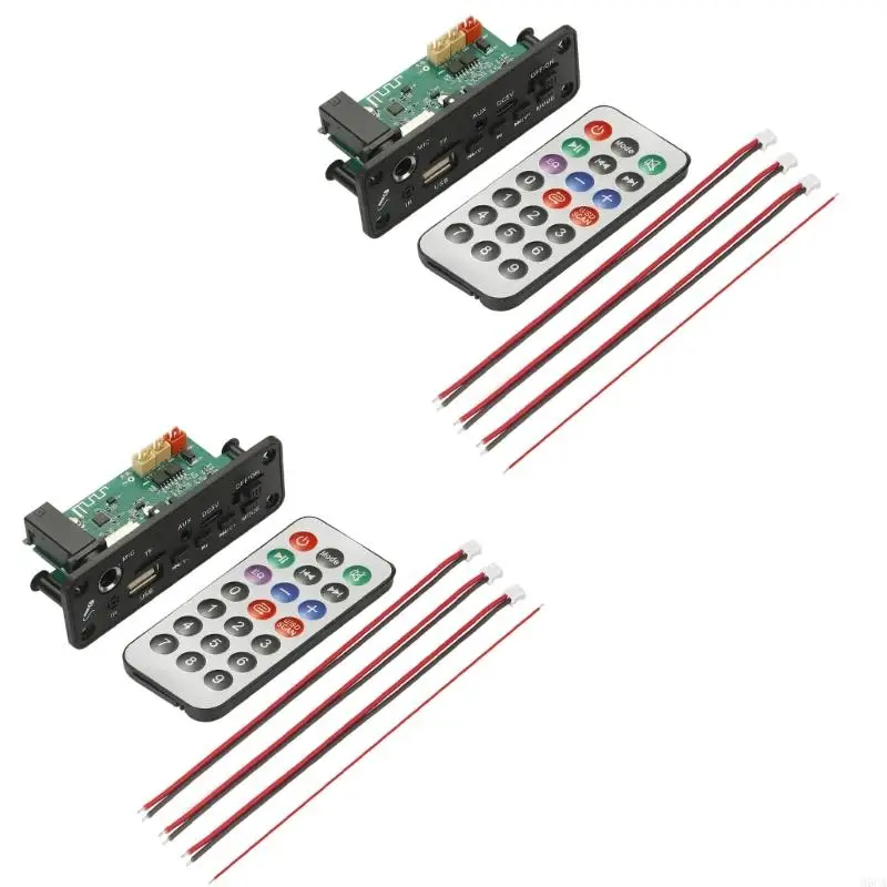 M6CA MP3 블루투스 호환 증폭기 디코딩 보드 2x3W 전자 부품용 마이크 TF 카드 플레이어 포함