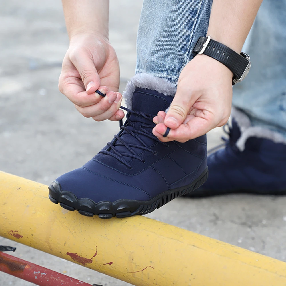 Snow Boots Winter Waterproof Non-Slip Casual Ankle Boots for Men Women Outdoor Sports