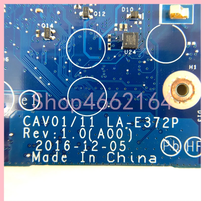 LA-E372P N3060 CPU 4GB-RAM 16GB/32GB-SSD Notebook Mainboard