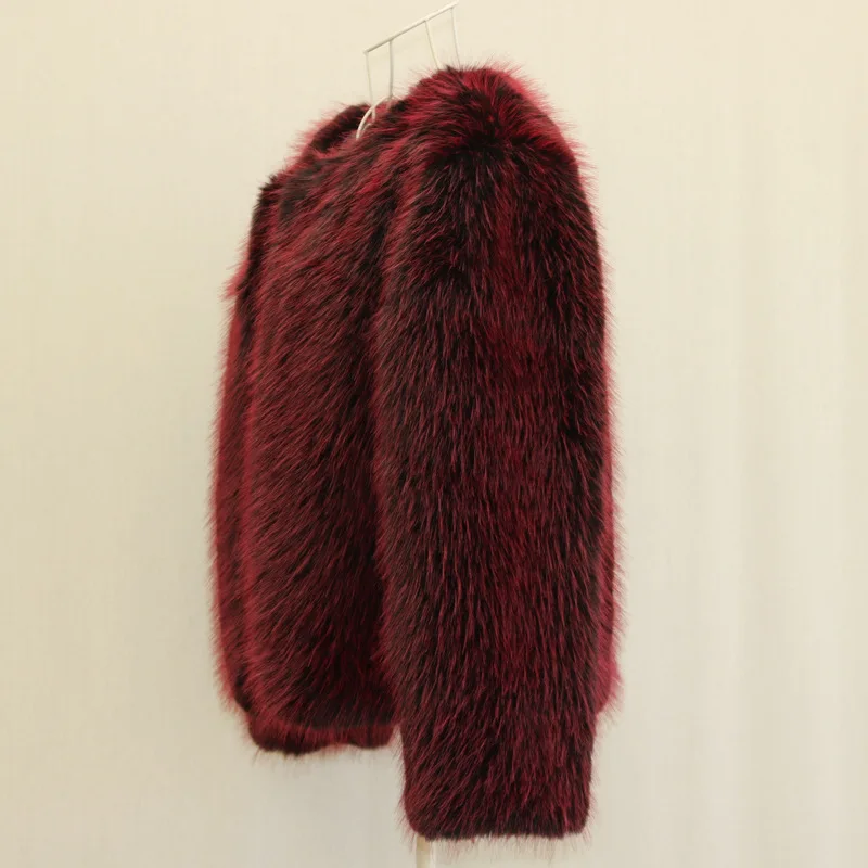 Winter Thicker Warm Faux Fur Coat Women Long Sleeve Plus Size Luxury High Quality Fur Coat Short Jackets Tops Korean Outerwear