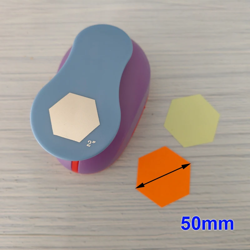 Hexagon Punch Paper Cutter Crafts Scrapbook Embossing Device Kid Hole Punches Cortador De Papel Paper cutter paper punch hole punching tools paper craft punch