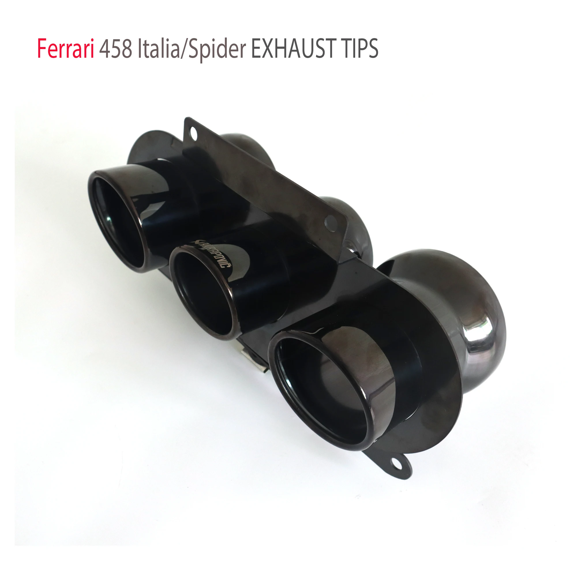 

Car Accessories Muffler Exhaust Tips For Ferrari 458 Italia Spider Black Tail Pipe