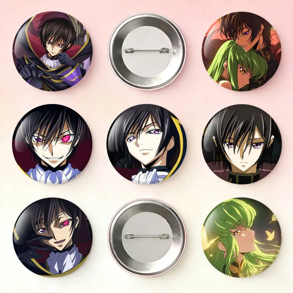 Geass Laser Badge - Creative Accessory for Backpack, Clothes, and Hats