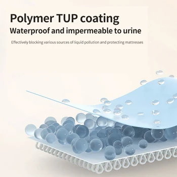 Waterproof Fitted Bed Sheet With 360 Elastic Band Mattress protector Cover Bedspreads for Single Double King Queen Size Bedsheet 4