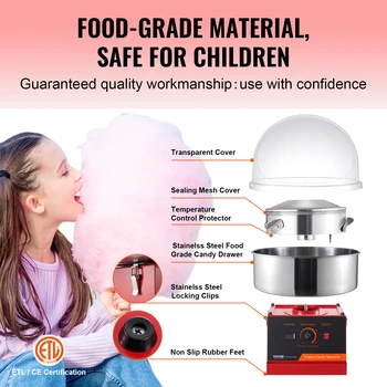 Electric Cotton Candy Maker 4