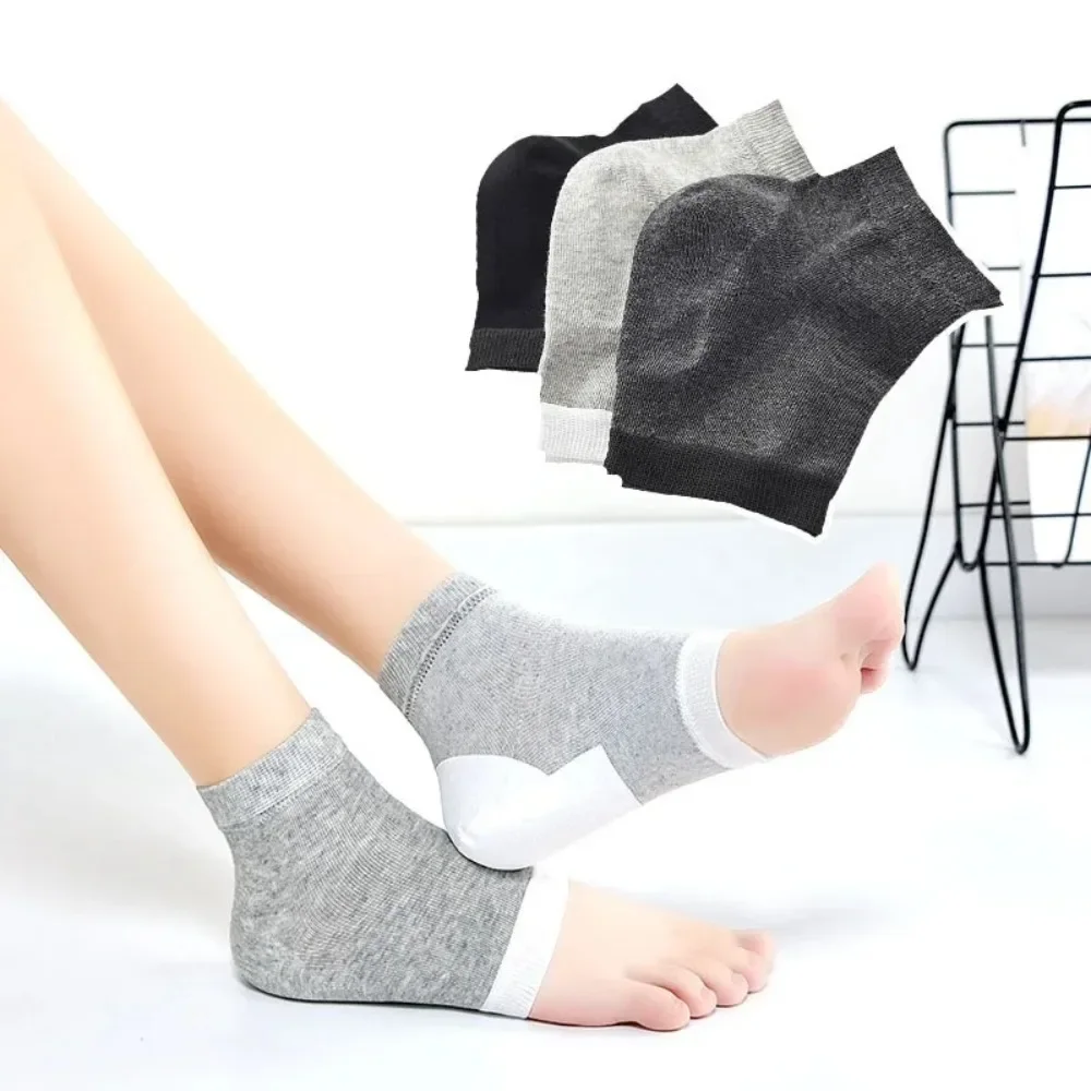 

1 Pair Silicone Moisturizing Gel Heel Socks Cracked Foot Skin Care Protector Socks Foot Spa Professional Nursing Foot Care Tool