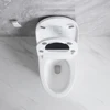 Elongated Smart Toilet with Elongated Heated Bidet Seat, Intelligent Toilet with Bidet Built-in, Feet Sensor,Auto Open/Close 4