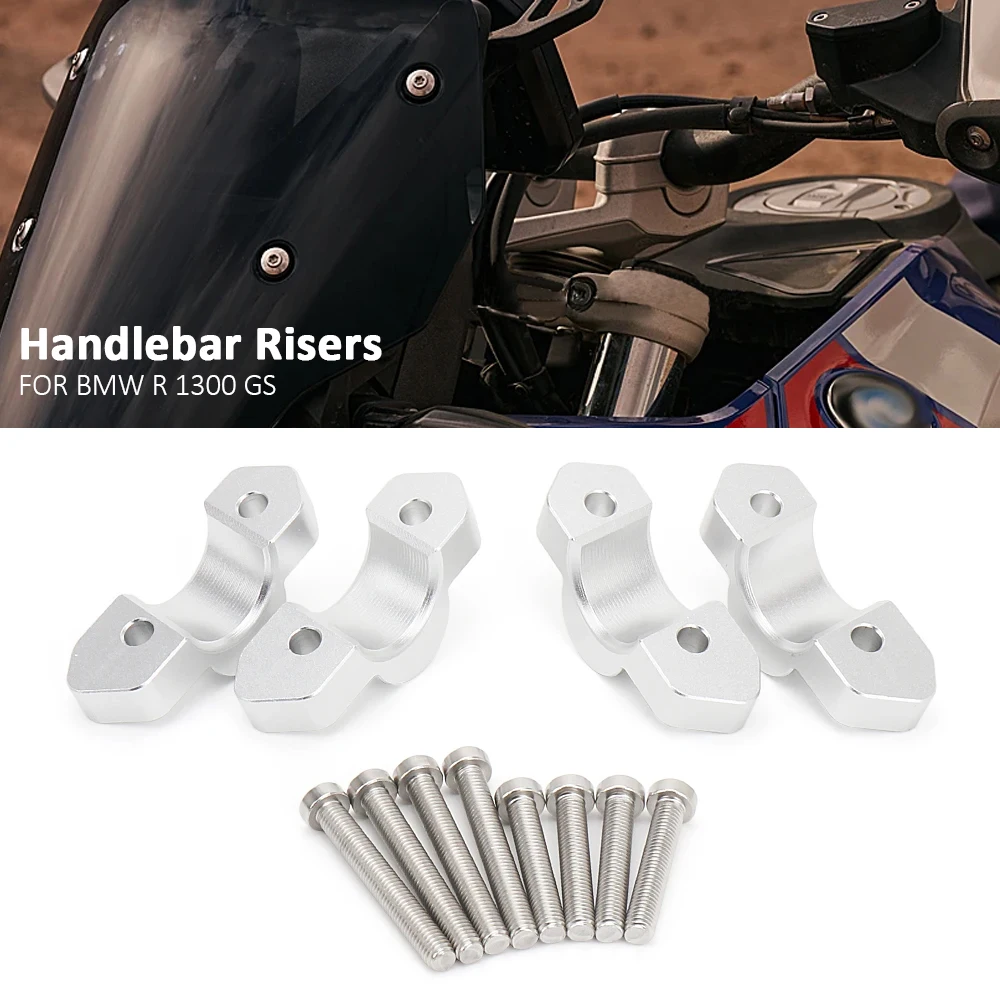 

R1300GS Accessories Handlebar Riser For BMW R 1300 GS R1300GS GS1300 Motorcycle Lifting Handlebar Clamp Extend Adapter