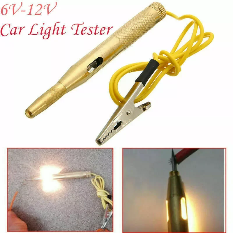 1*Car Auto Circuit Fuse Voltage Tester Test Light Probe Pen Pencil DC
