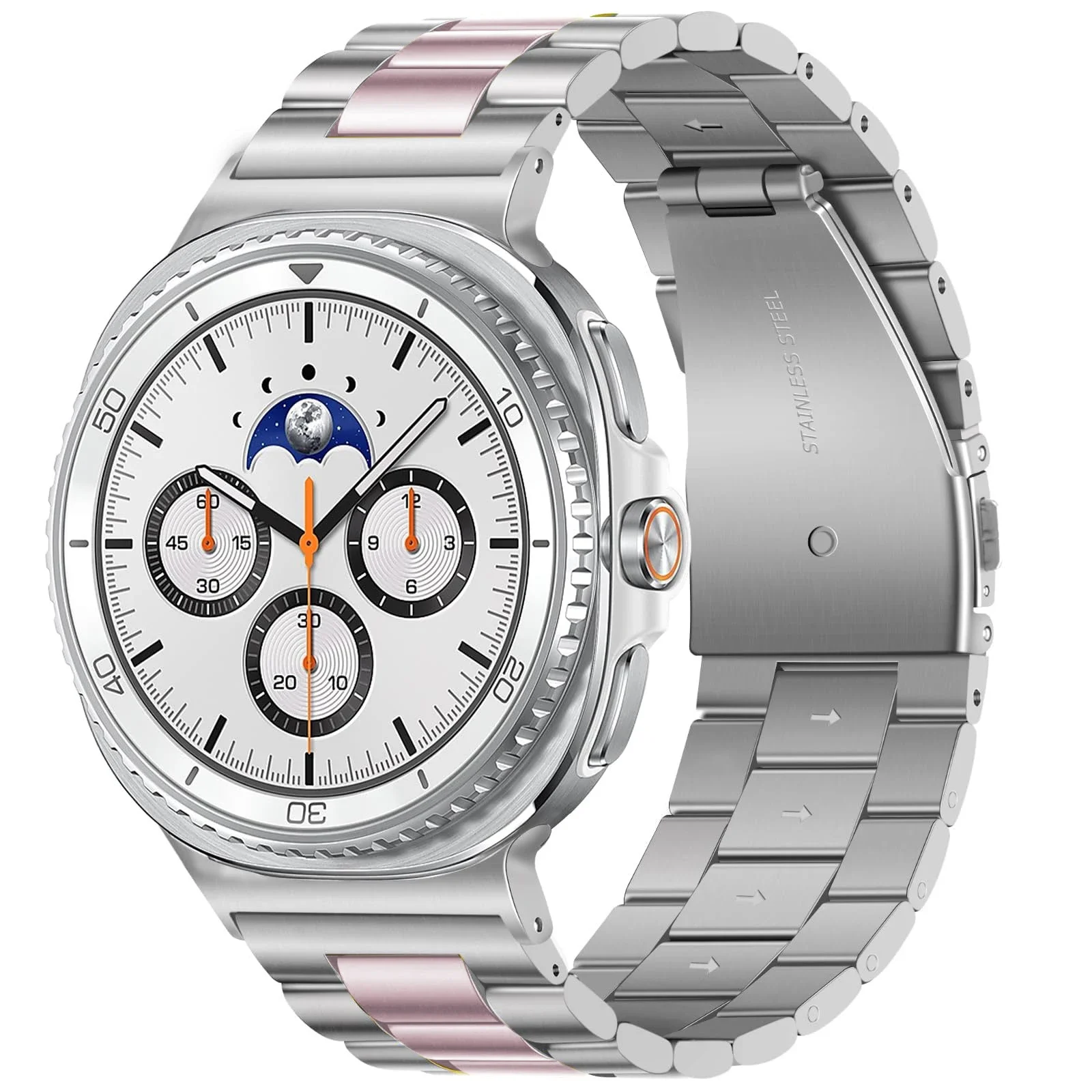 Luxury Stainless Steel Bracelet Band - Premium Metal Strap