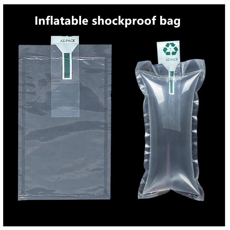 Sacchetti di plastica gonfiabili trasparenti con buffer d'aria da