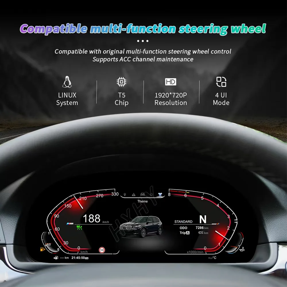 2025 Latest Original Car Digital Cluster For BMW X3 X4 F25 F26 2011-2017 Instru