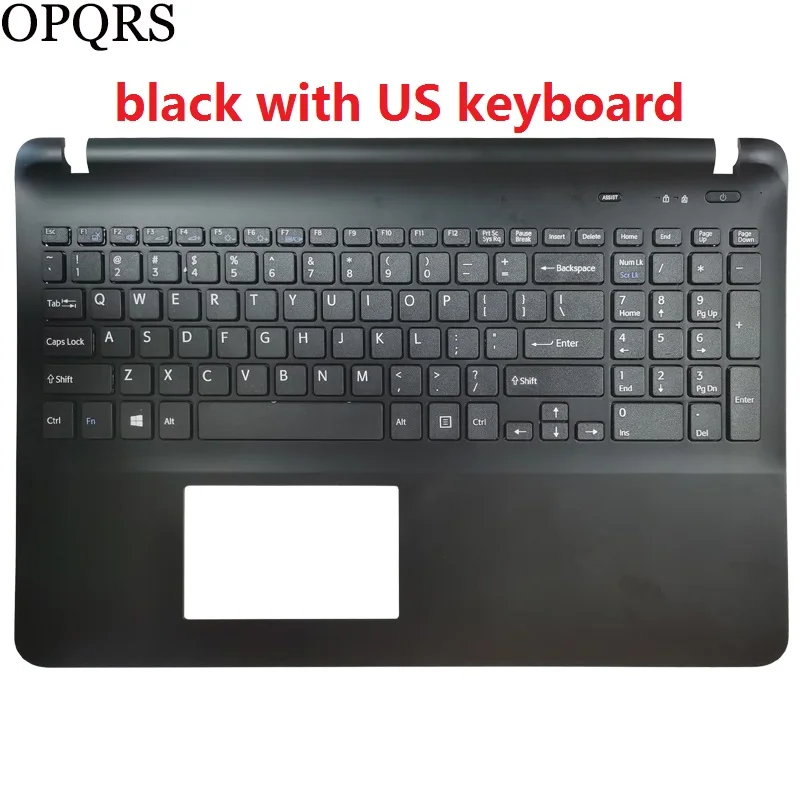 Teclado Portátil Palmrest Superior para Sony Vaio Fit15 Svf15 Svf152 Svf153 Svf15e Svf154 Svf152c29v Eua Russo Reino Unido Espanhol Brasil - Imagem 5