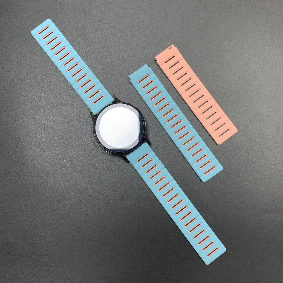 Magnetic Silicone Soft Strap, 20mm 22mm, Universal Bracelet Watchband