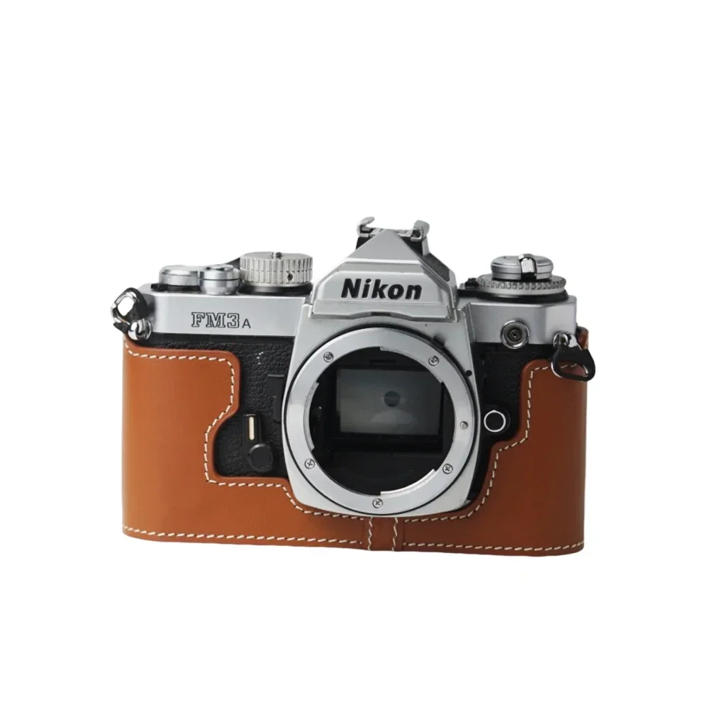 Nikon FE2 フィルムカメラ　ケース、レンズ付き 楽天市場】Nikon FM2 FM FM2n FE FE2 用 レザー ケース Black