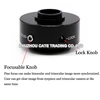 1X 0.35X 0.5X 0.63X Focusable Microscope C mount Adapter Trinocular Reduce Lens CCD Camera Adapter for Olympus Microscope 3