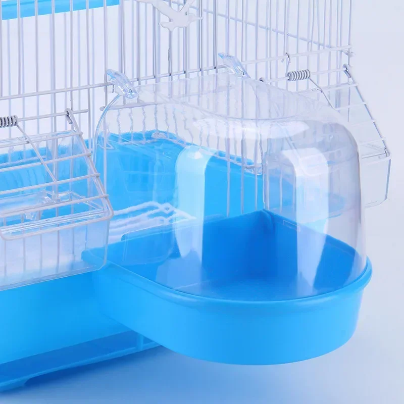 50% HOTPet Bird Parrot Transparent Bathing Tub Bathtub Shower Box Hanging Cage Decor - Image 3