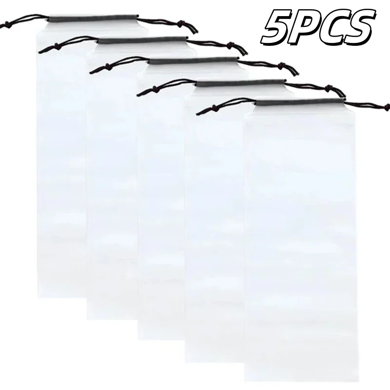 5-20 יחידות שקית מטריה עמידה במים עם חוט נשלף שקיות אחסון ניידות למטריה עמידות בפני שחיקה ואבק אביזרים למטריה