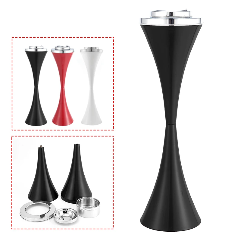 

Floor Standing Ashtray with Lid Stainless Steel Anti-Rust Ashtray Smoking Accessories for Home Office Garden Outdoor Decorations