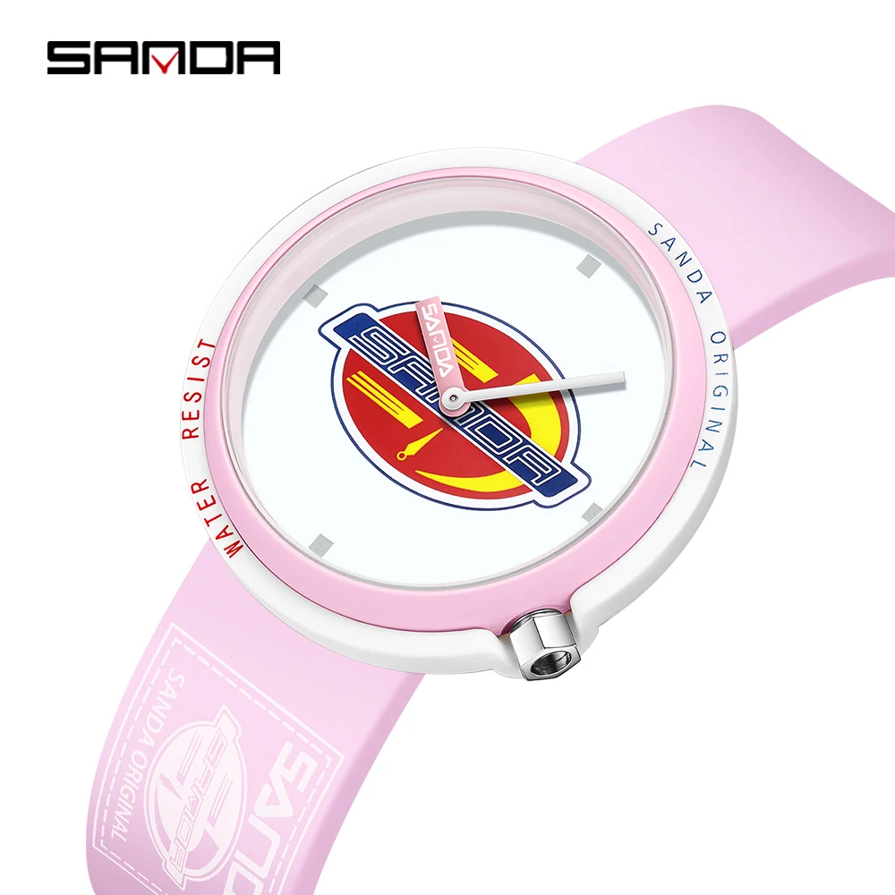 

Top SANDA 3202 Simple Fashion Quartz Watch Women Luxury Sport Watches Waterproof Casual Wristwatch Female Clock relogio feminino