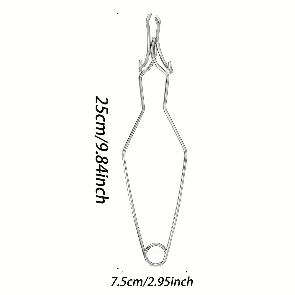 고온 석영 주조용 클립과 용해 용기 세트 (금, 은, 보석 주조, 금속 정제로 액세서리)