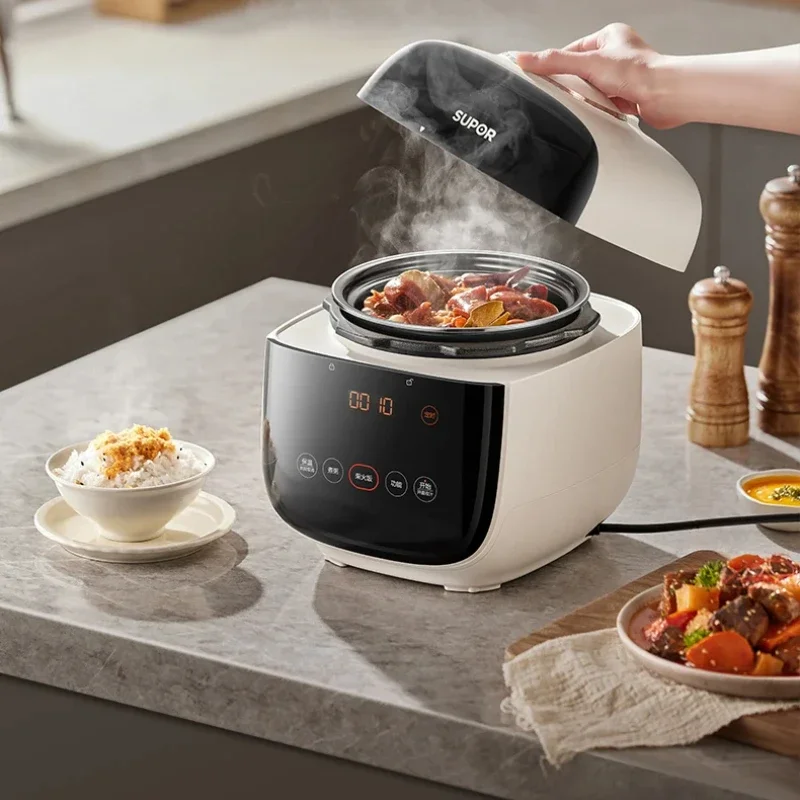 DK150: Compact Electric Pressure Cooker, DualPot MultiFunction Rice Cooker, Small Automatic HighPressure Soup Cooker for Home 5