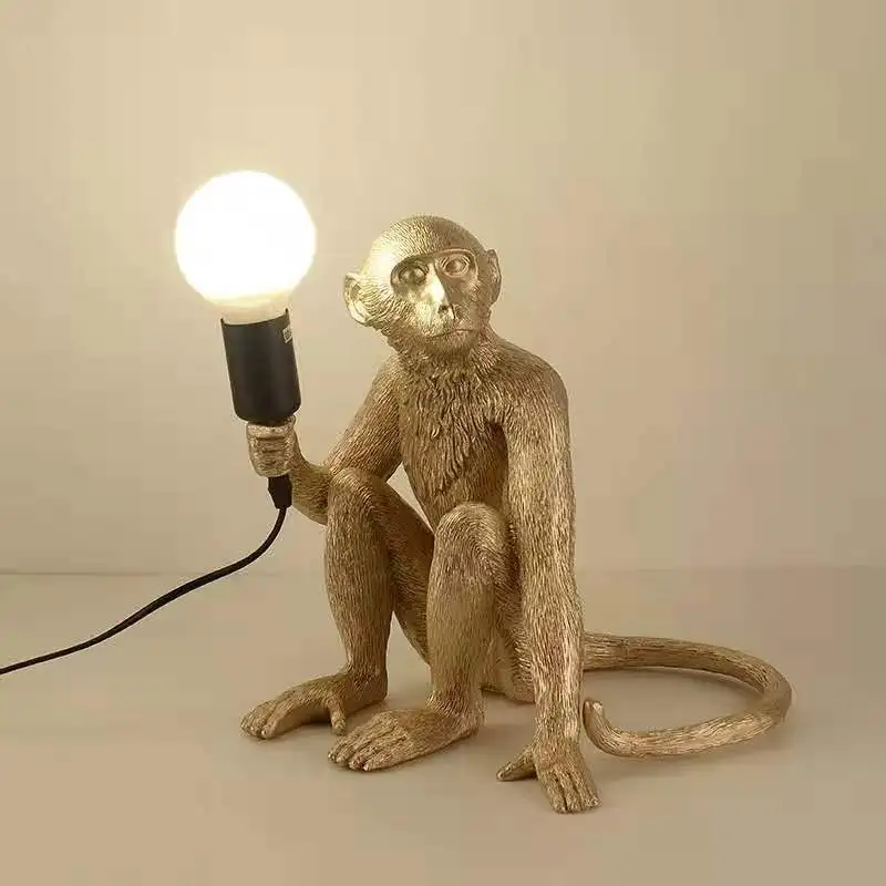 Monkey Pendant Lamp Chandelier For Loft Villa Living Room