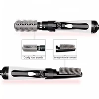 Sèche-cheveux et brosse volumisante, sèche-cheveux et coiffeur en une étape, brosse à air chaud électrique, produits électroniques supérieurs 3 en 1, 3 vitesses, 1000W 3