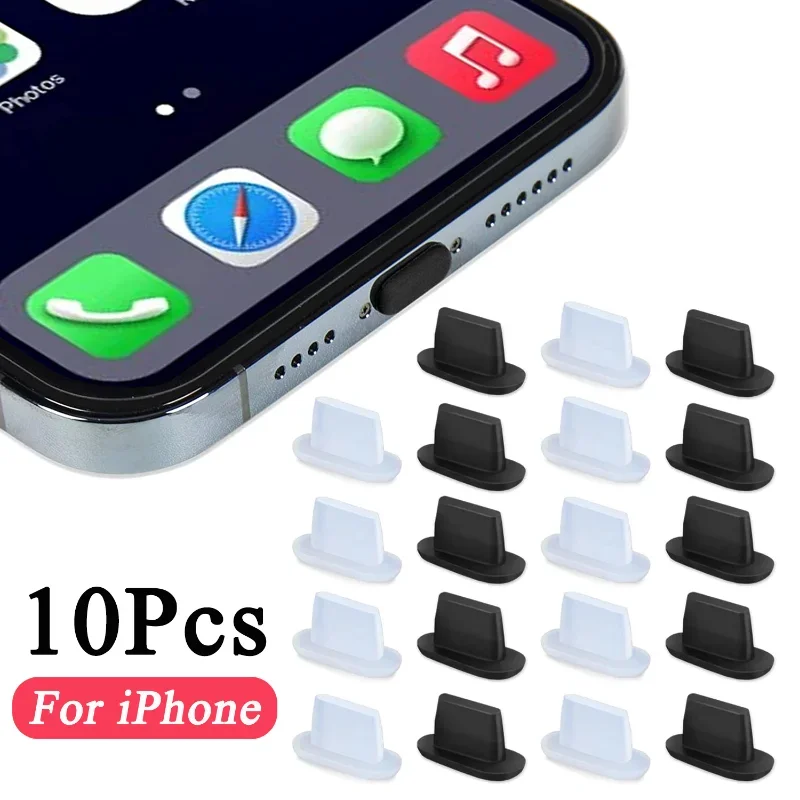 Silicone Dust Plug Anti-Dust Stopper for Lightning Charging Port