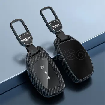 Nuova copertura chiave auto in lega per Hyundai Tucson Santa Fe Rena Sonata Elantra Creta Ix35 Ix45 I10 I30 I40 3 4 pulsanti Premium Key Case - Nuova copertura chiave auto in lega per Hyundai Tucson Santa Fe Rena Sonata Elantra Creta