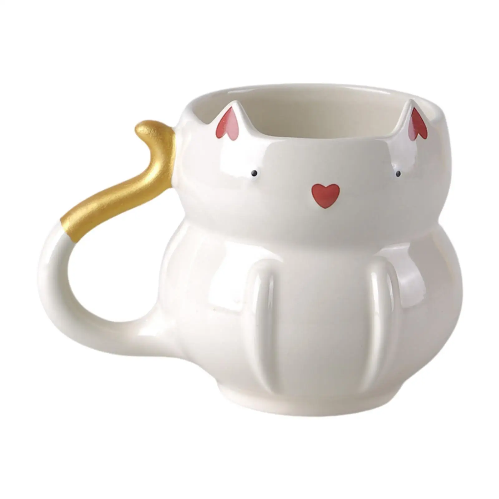 Coffee Mug, Soup Mug, Teacup, Cute Reusable 425ml Tea Cup, Water Cup, for Hold