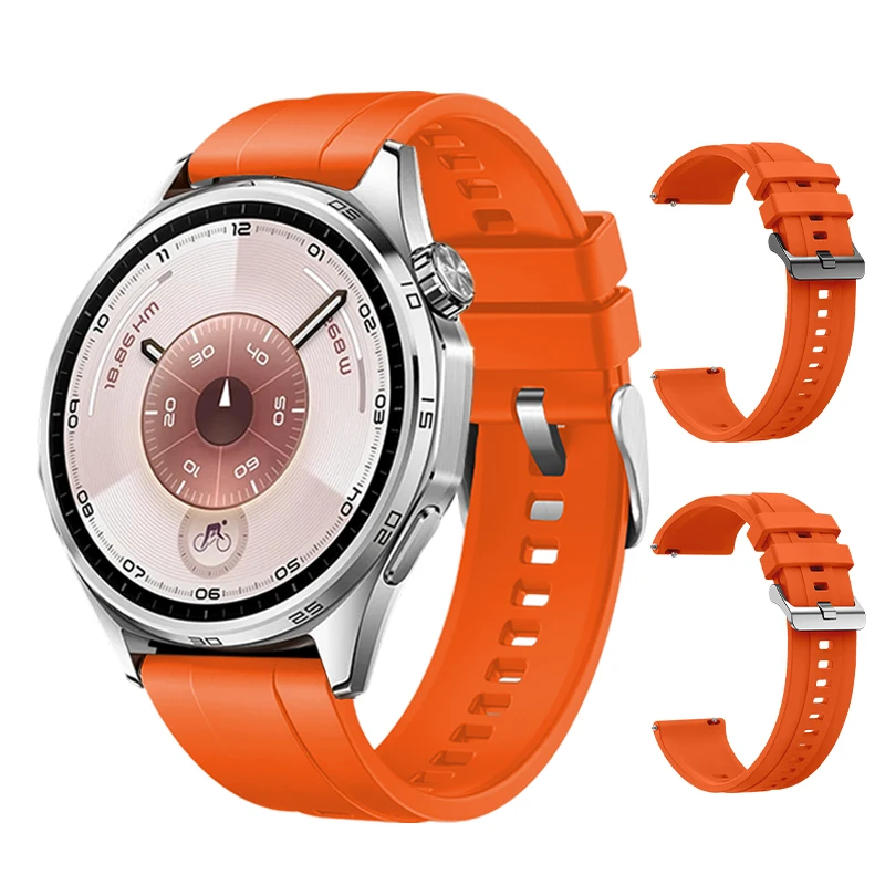 Premium Silicone Watch Strap - Classic & Stylish 22mm фит