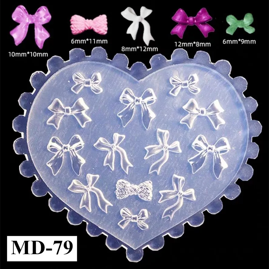Tulip Sea Shell Rabbit Goldfish Starfish 3D Acrylic Nail Mold 1pc Nail Decorations DIY Silicone Manicure Mold Art nail art mold