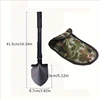 Multifunctional garden shovel for camping, suitable for camping/fishing/wild survival, etc. Shovel. Pickaxe and hoe three-in-one 6