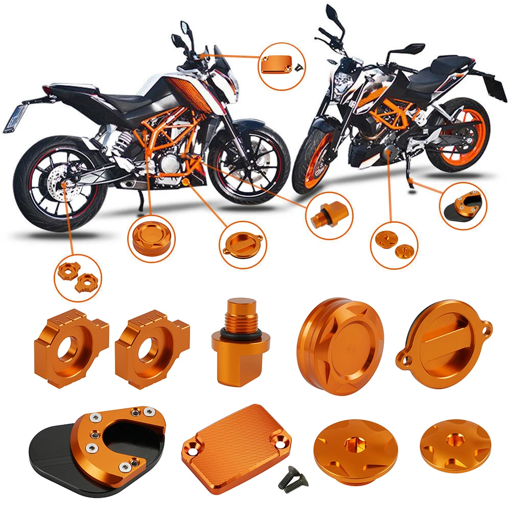 Conlense C-N-C Oil Filler Cap Motorcycle Accessories C-N-C Oil Filler Cap for K-T-M 125/200/390 Duke RC 125/200/390 All Years 