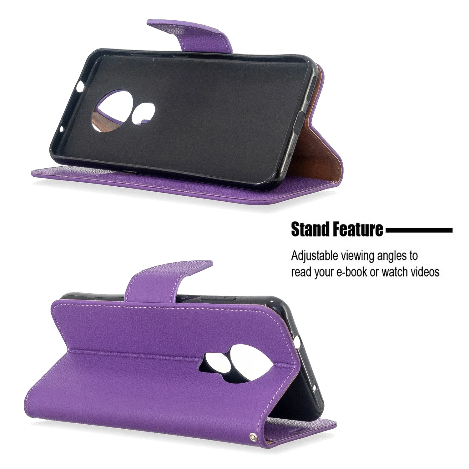 Elegant Executive Leather Wallet Flip Case - Premium Quality Cover